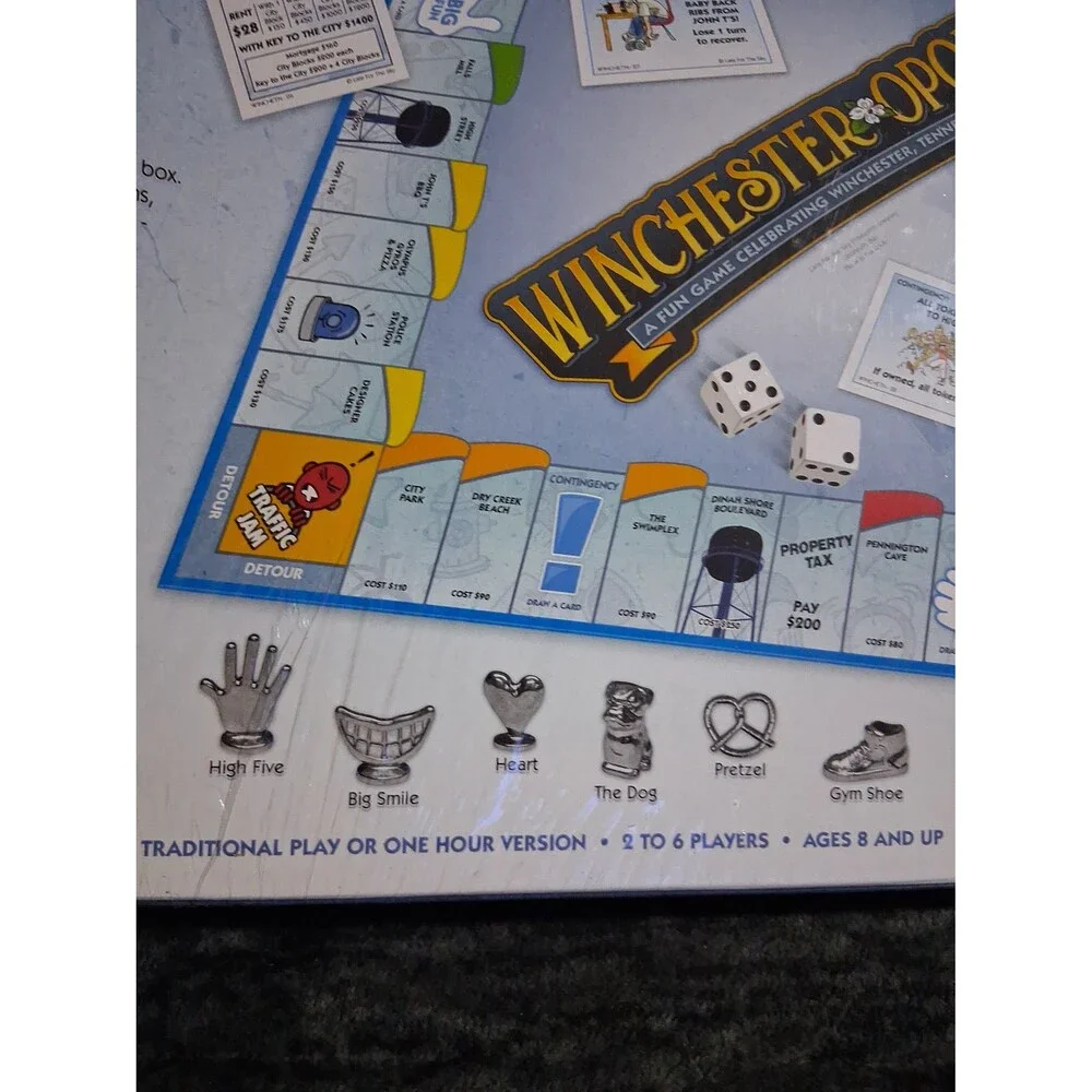 Winchester Opoly, TN Edition new sealed board game